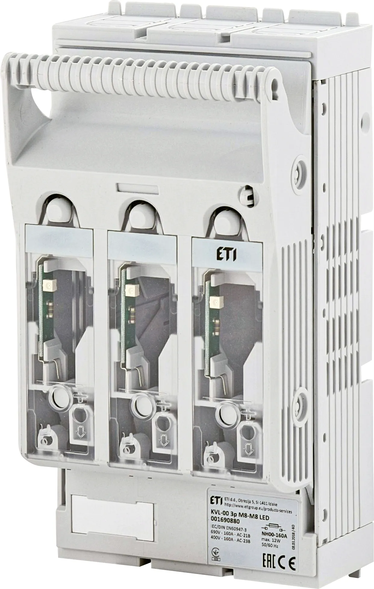  KVL-00 3p M8-M8 LED 001690880