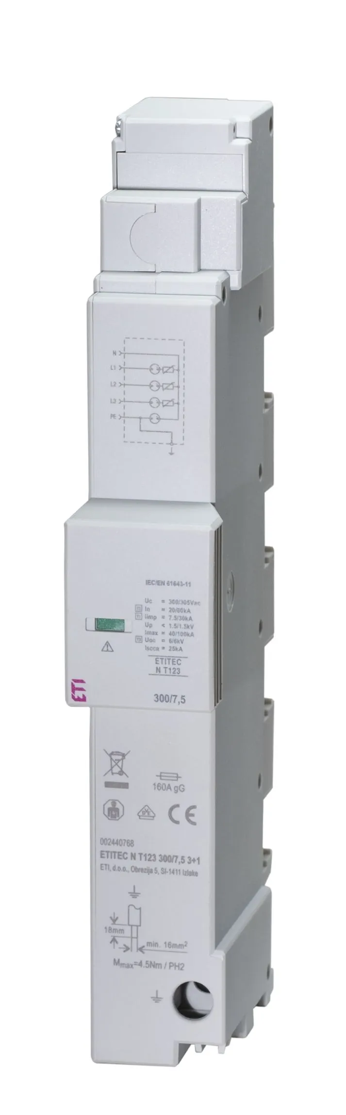  ETITEC N T123 300/7,5 3+1 002440768