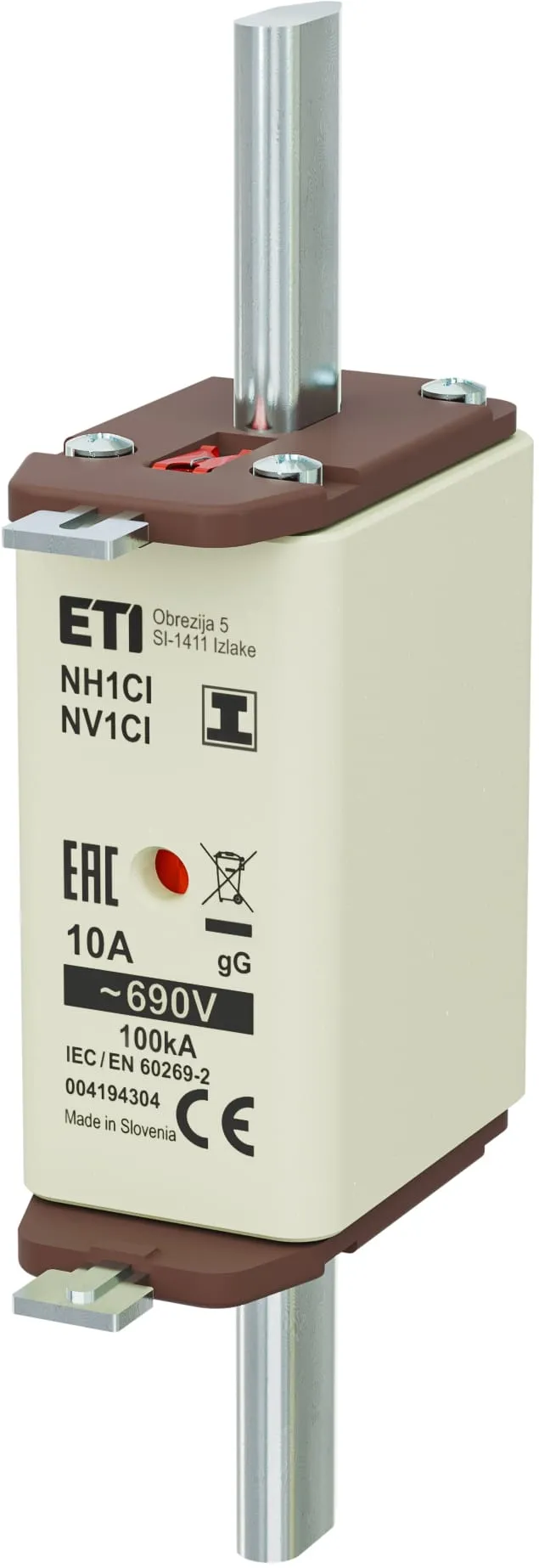  NH1C/I gG 10A/690V 004194304