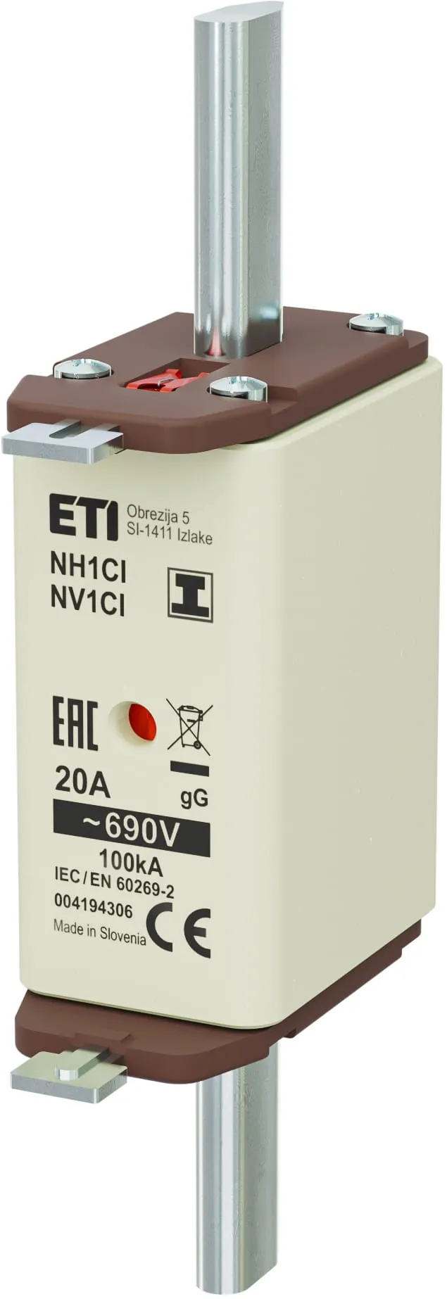  NH1C/I gG 20A/690V 004194306