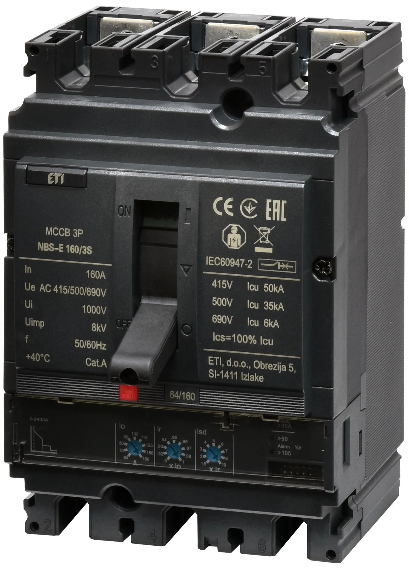  NBS-E 160/3S 160A 3P 004673057