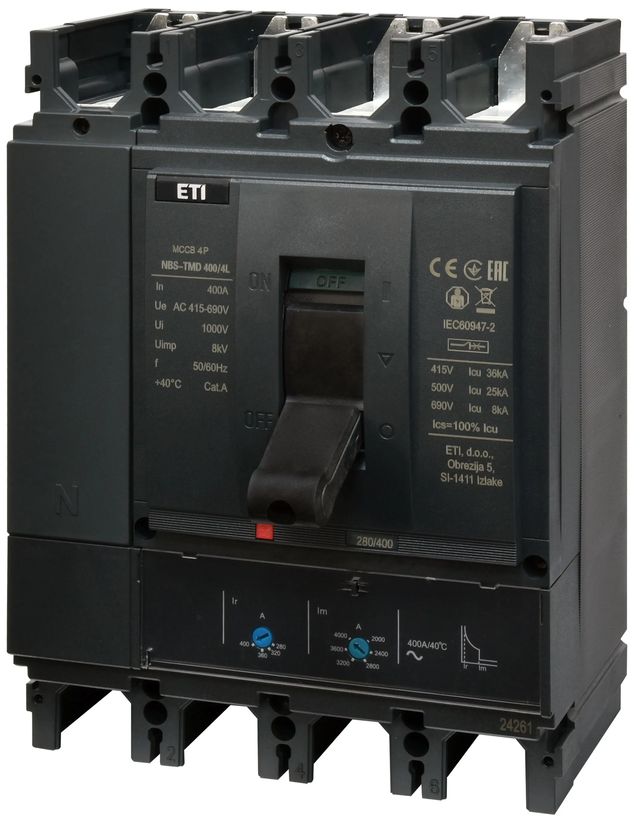  NBS-TMD 400/4L 315A 4P 004673103