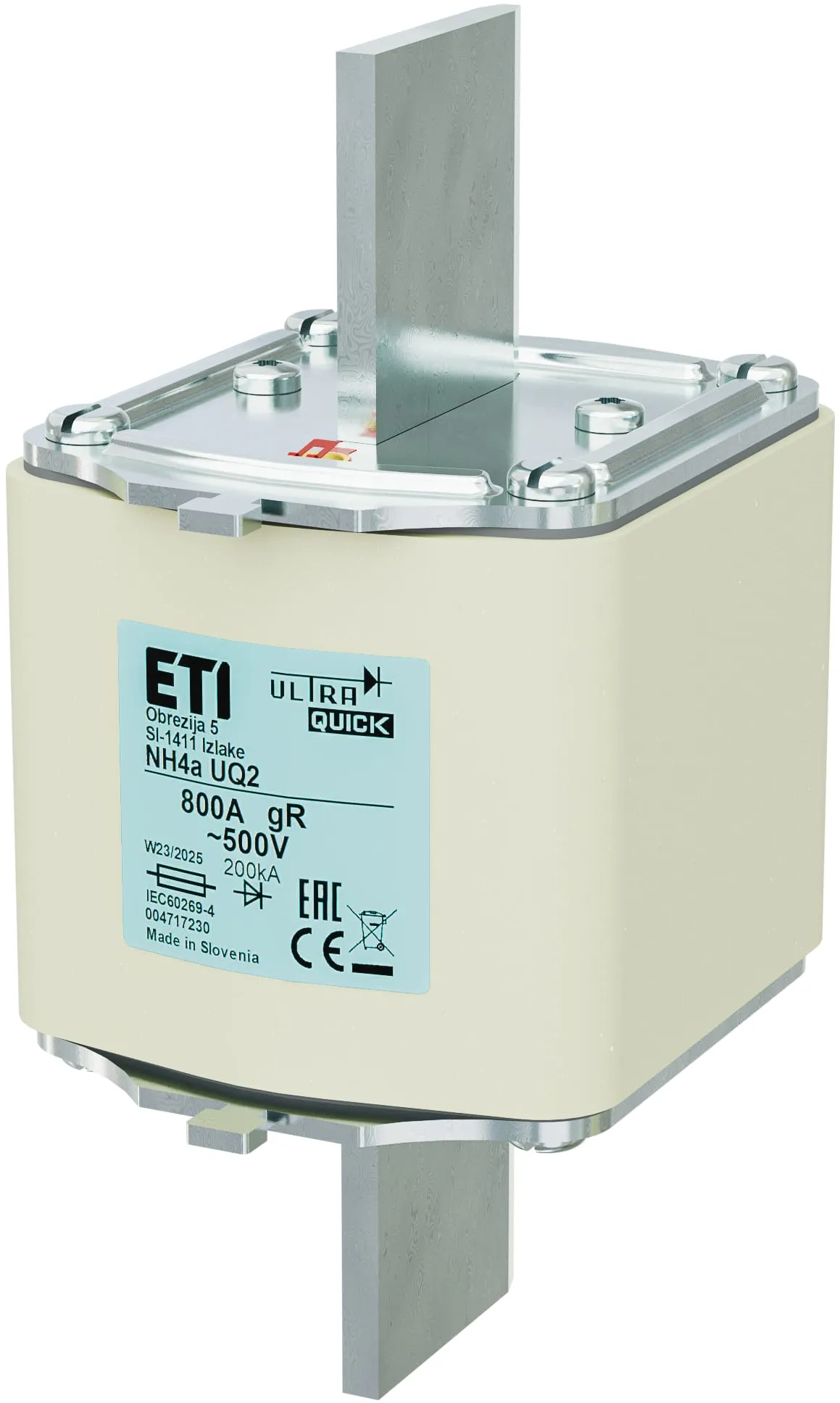  NH4a UQ2 gR 800A/500V 004717230