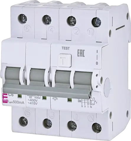 KZS-4M 3p+N A C6/0.5