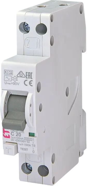 Slika *KZS-1M 1p+N AC C20/0.1 6kA