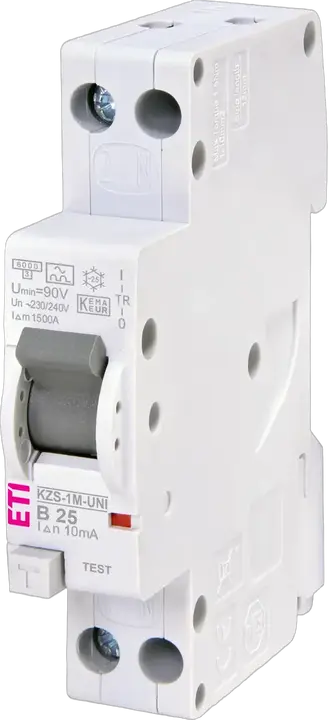 Slika KZS-1M-UNI 1p+N A B25/0.01