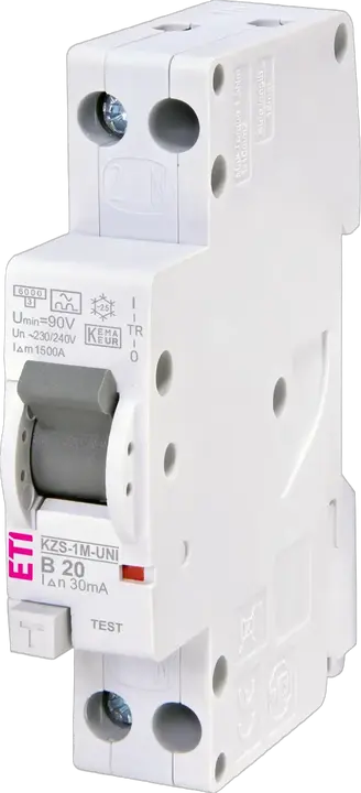 Slika KZS-1M-UNI 1p+N A B20/0.03