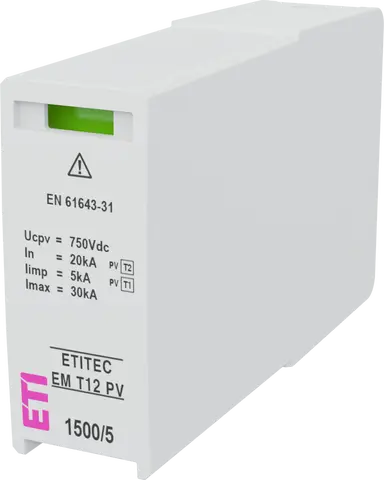 MOD. EM T12 PV 750/5