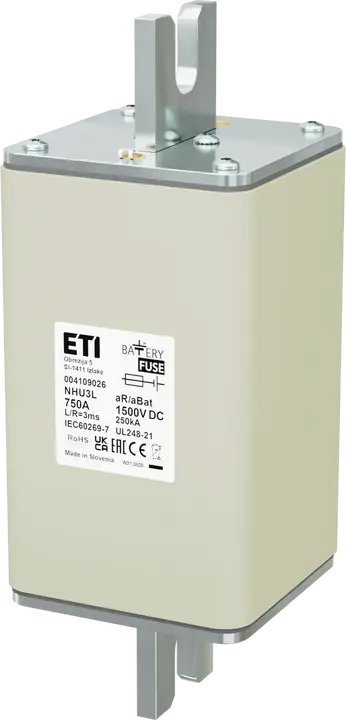 Slika NHU3L aR/aBat 750A/1500V DC AL