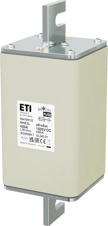 Slika NHE3L aR/aBat 400A/1500V DC AL