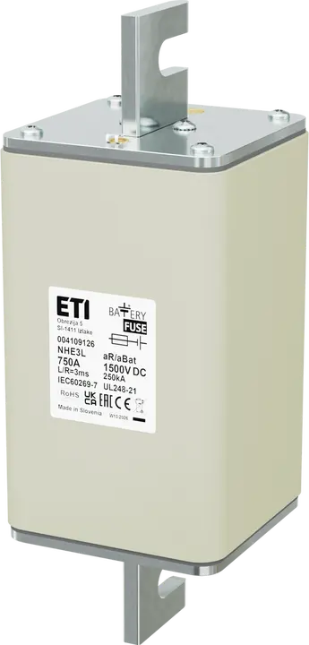 Slika NHE3L aR/aBat 750A/1500V DC AL