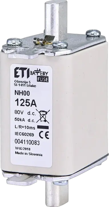 Slika NH00 gBat 125A/80V DC