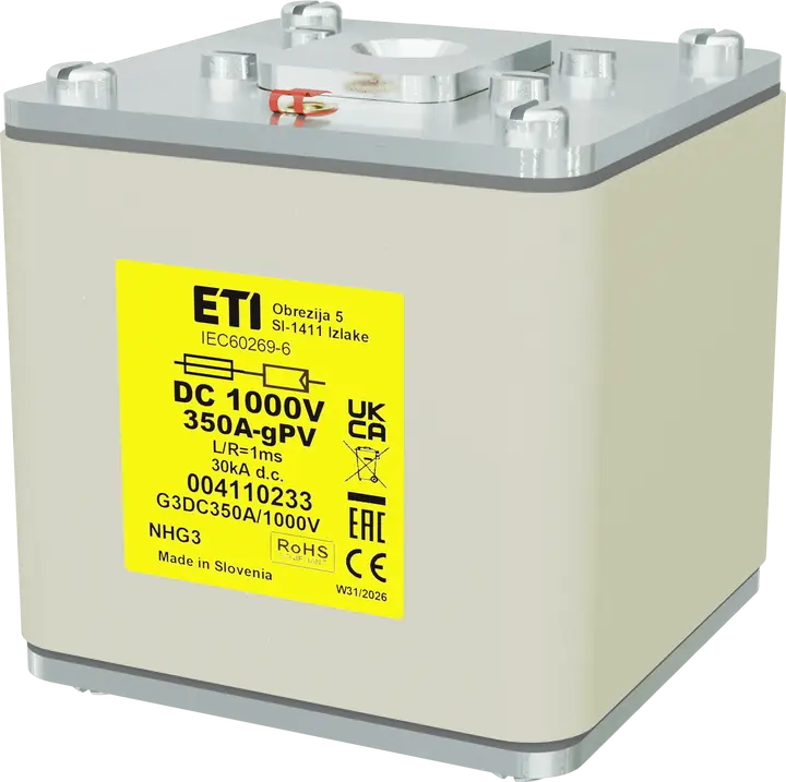 Slika NHG3 gPV 350A/1000V DC