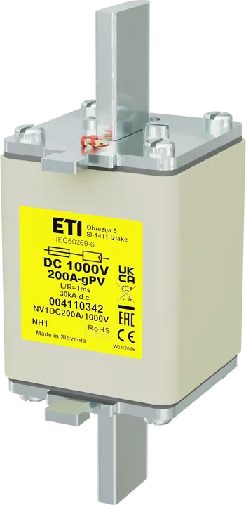 Slika NH1 gPV 200A/1000V DC