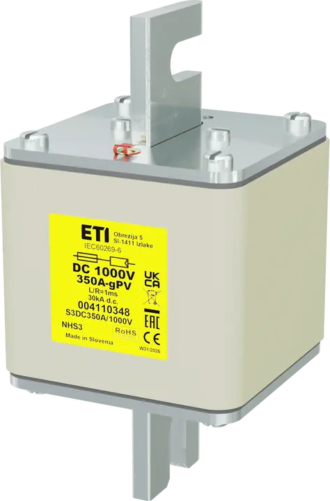 Slika NHS3 gPV 350A/1000V DC