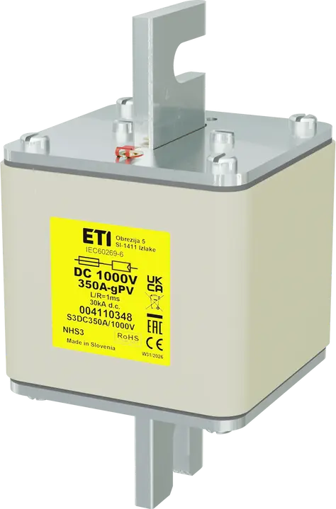Slika NHS3 gPV 350A/1000V DC