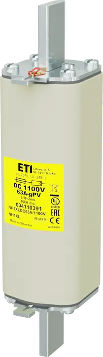 Slika NH1XL gPV 63A/1100V DC UL