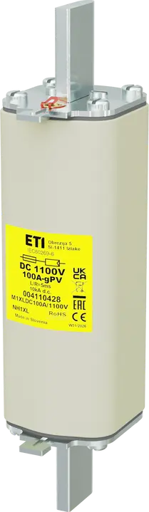 Slika NH1XL gPV 100A/1100V DC