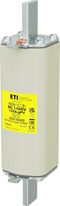 Slika NH1XL gPV 125A/1100V DC