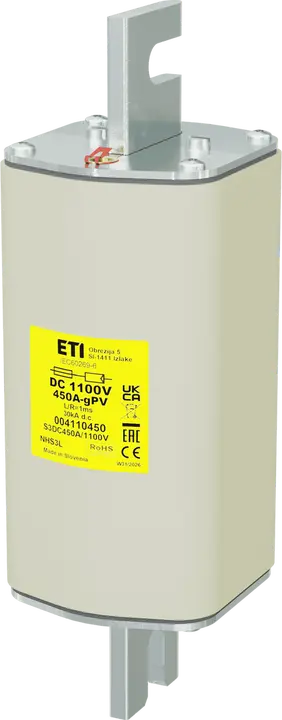 Slika NHS3L gPV 450A/1100V DC