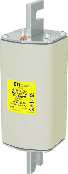Slika NHS3L gPV 450A/1100V DC