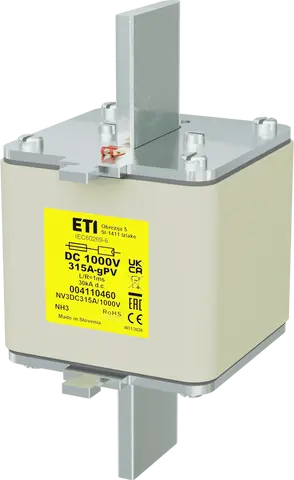 Slika NH3 gPV 160A/1000V DC