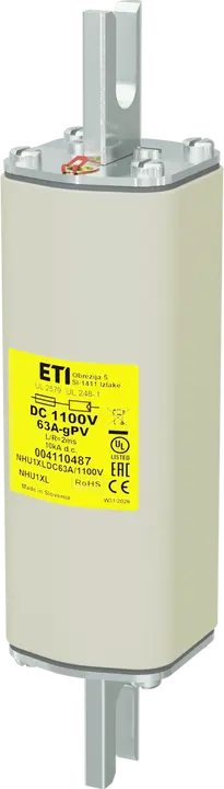 Slika NHU1XL gPV 63A/1100V DC UL