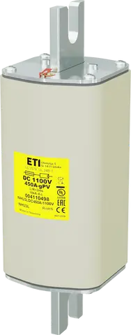 NHU3L gPV 450A/1100V DC UL