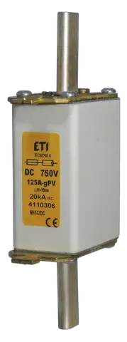Slika NH1C gR 100A/750V DC