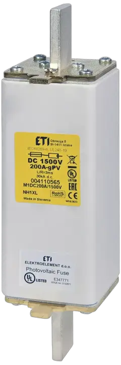 Slika NH1XL gPV 50A/1500V DC UL