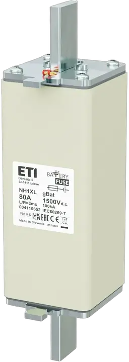 Slika NH1XL gBat 80A/1500V DC