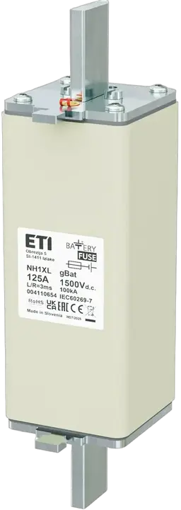 Slika NH1XL gBat 125A/1500V DC