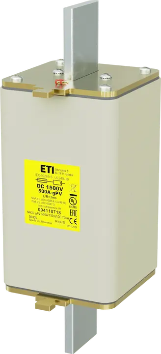 Slika NH3L gPV 500A/1500V DC 70kA