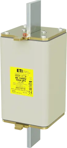 NH3L gPV 500A/1500V DC 70kA
