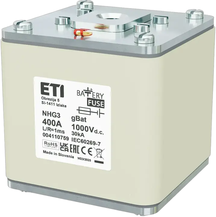Slika NHG3 gBat 400A/1000V DC