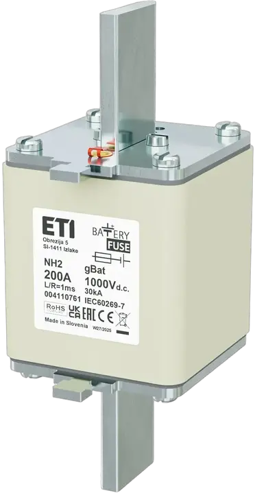 Slika NH2 gBat 200A/1000V DC