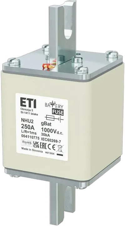 Slika NHU2 gBat 250A/1000V DC