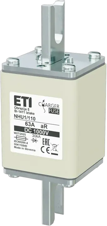 Slika NHU1/110 aR 63A/1000V DC