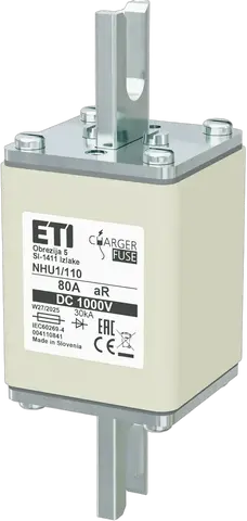 Slika NHU1/110 aR 80A/1000V DC