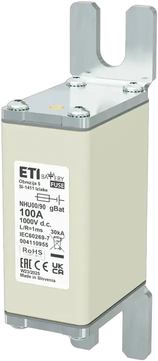 Slika NHU00/90 gBat 100A/1000V DC