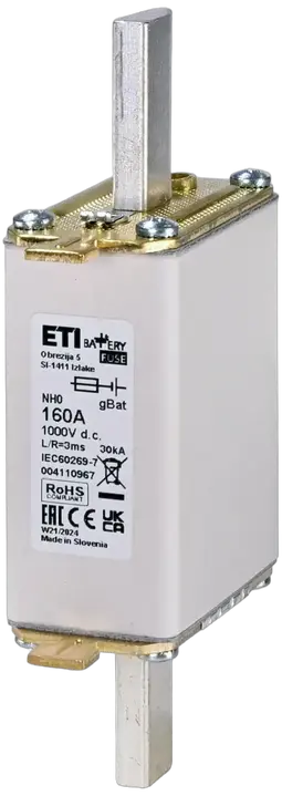 Slika NH0 gBat 50A/1000V DC