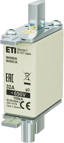 Slika NH000/K gG 32A/690V