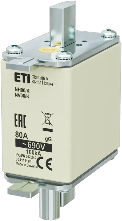 Slika NH00/K gG 80A/690V