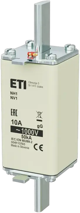 Slika NH1/85 gG 10A/1000V