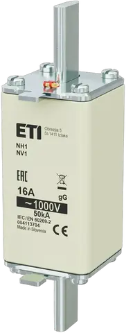 Slika NH1/85 gG 16A/1000V