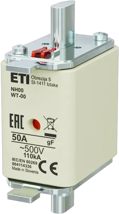 Slika NH00 gF 50A/500V