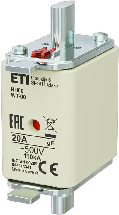 Slika NH00 gF 20A/500V