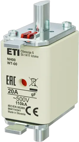 Slika NH00 gF 20A/500V