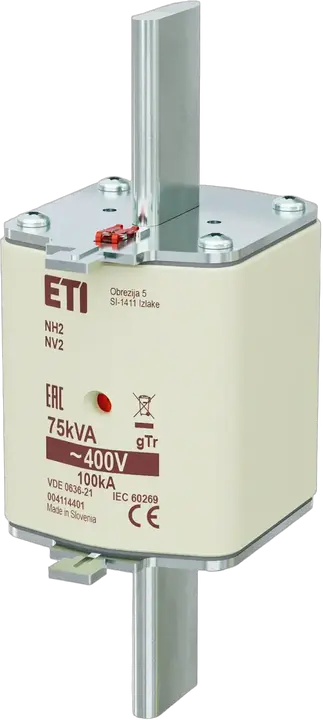 Slika NH2 gTr 108A/400V/75kVA