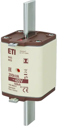 Slika NH2/I gTr 289A/400V/200kVA